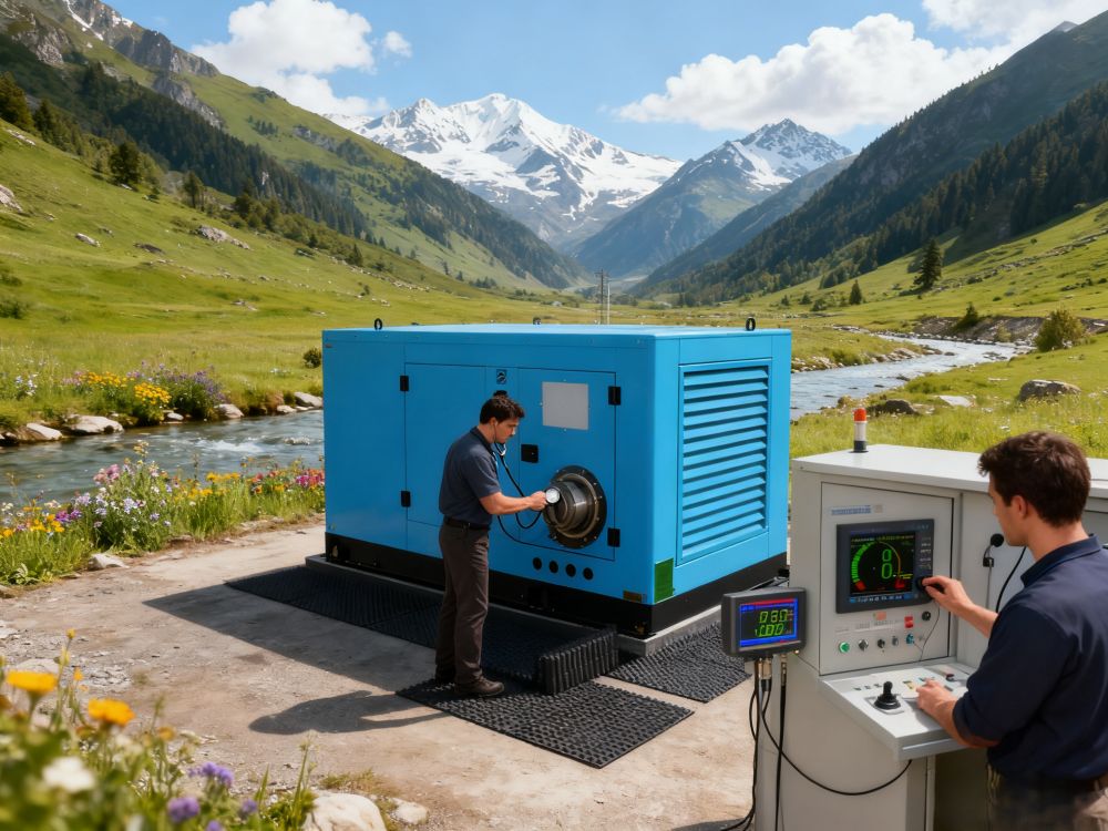 How can I tell if my generator has a bearing failure?